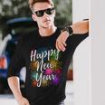 New Year's Eve Party Outfit Decoration Fireworks New Year Happy New Year Langarmshirts Geschenke für Ihn