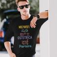 Nurse Midwife All Languages Future Midwife Student Thank You Long Sleeve T-Shirt Gifts for Him