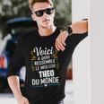 Theo -Oici À Quoi Ressemble Le Meilleur Du Monde T-shirt à manches longues Cadeaux pour lui