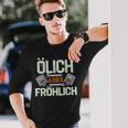 Olich Aber Fröhlich Oil Mechanic Car Screwdriver Langarmshirts Geschenke für Ihn