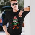 Papa Elf Outfit Christmas Family Elf Christmas Xmas Langarmshirts Geschenke für Ihn