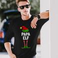 Papa Elf Partner Look Family Elves Outfit Xmas Christmas Langarmshirts Geschenke für Ihn