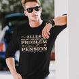 Pension Arbeitskollege Im Ruhestand Pensionär Langarmshirts Geschenke für Ihn