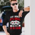 Poker Costume For In Texas Poker Player Langarmshirts Geschenke für Ihn