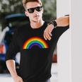 Regenbogen Mit Schönen Bunten Farben Retrointage Langarmshirts Geschenke für Ihn