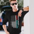 Retired 2025 Us American Flag For Retirement And Pensioner Long Sleeve T-Shirt Gifts for Him
