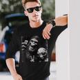Retro Selfie Alien Bigfoot Bigfoot Alien Long Sleeve T-Shirt Gifts for Him