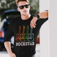 Rockstar Children'sintage Guitar Rockstar Langarmshirts Geschenke für Ihn