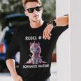 Rule 1 Snout Unicorn Sarcasm Langarmshirts Geschenke für Ihn