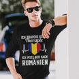 Rumänische Flagge I Rumänien Urlaub I Rumänien Langarmshirts Geschenke für Ihn