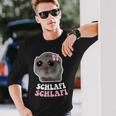 Sad Hamster Hampter Schlafi Schlafi Sad Hamster Meme Langarmshirts Geschenke für Ihn