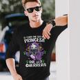 Si Tengo Que Ser Una Princesa Que Sea Guerrera 8 Marzo Cuello Camiseta de manga larga Regalos para él