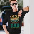 Ski Dad Like A Regular Dad Only Way Cooler Skiing Langarmshirts Geschenke für Ihn