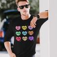 Skibidi Valentine's Day Candy Heart Valentine Rizz Long Sleeve T-Shirt Gifts for Him