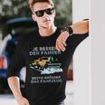 Snow Plough Saying Winter Service Snow Clearing Device Snow Plough Langarmshirts Geschenke für Ihn