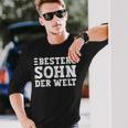 Sohnon Eltern Für Den Besten Sohn Der Welt German Langu Langarmshirts Geschenke für Ihn