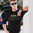 Sorry I Dgaf Guitarra Acordes Divertido Guitarraintage Camiseta de manga larga Regalos para él