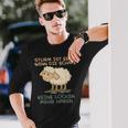 Storm Ist Erst Wenn Die Sheep Keine Locken Mehr Haben Sheep Langarmshirts Geschenke für Ihn