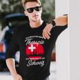 Swiss Flag Switzerland Holiday Switzerland Langarmshirts Geschenke für Ihn