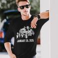 Trump Garbage Truck Waste Manaent Inauguration Day 2025 Long Sleeve T-Shirt Gifts for Him