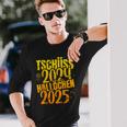 Tschüss 2024 Hallöchen 2025 New Year's Eve New Year Holidays Langarmshirts Geschenke für Ihn