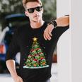 Turtle Christmas Tree Shelly Holiday Langarmshirts Geschenke für Ihn