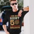 Vintage 50Th Birthday Dart Saying Double Bullseye Langarmshirts Geschenke für Ihn