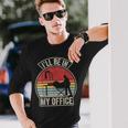 Vintage Retro I'll Be In My Office Woodworking Carpenter Long Sleeve T-Shirt Gifts for Him