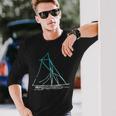 Voile Cadeau Pour Navigateuroilier Skipper Bateau T-shirt à manches longues Cadeaux pour lui