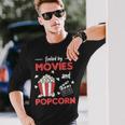 Von Films And Popcorn Cinema Evening Langarmshirts Geschenke für Ihn