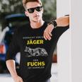 Vorsichtor Dem Jäger Der Fuchs Ist Harmlos Spruch Langarmshirts Geschenke für Ihn