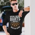 Wenn Meine Darts Rufen Muss Gehen Dartspieler Langarmshirts Geschenke für Ihn