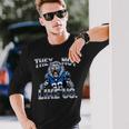 They Not Like Us Touchdown American Football Game Day Lion Long Sleeve T-Shirt Gifts for Him