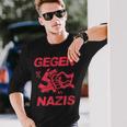 Zeichen Setzen Gegen Rechts Gegen Nazisintage Langarmshirts Geschenke für Ihn