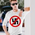 Anti-Nazi Anti-Facist Anti-Dictators Anti-Evil Long Sleeve T-Shirt Gifts for Him