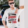 His Biggest Fan Baseball Grammy Of A Baseball Player Grammy Long Sleeve T-Shirt Gifts for Him