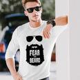 Fear The Beard Gray S Langarmshirts Geschenke für Ihn