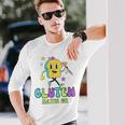 Gluten Hate Me Retrointage Divertido Dibujos Animados Camiseta de manga larga Regalos para él