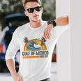 Gulf Of Mexico Since 1672 Vintage Beach Summer Vacation Long Sleeve T-Shirt Gifts for Him