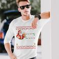 Hoho Hol Mir Mal Ein Bier- Christmas Long-Sleeved Langarmshirts Geschenke für Ihn