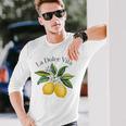 La Dolceita Lemon Italian Summer Limoncello Amalfi Coast Langarmshirts Geschenke für Ihn