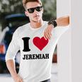 I Love Jeremiah Langarmshirts Geschenke für Ihn