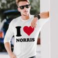 I Love Norris Langarmshirts Geschenke für Ihn