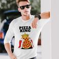 Pizza King Pizza Lovers Langarmshirts Geschenke für Ihn