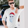 Santa Claus Sunglasses Christmas Santa Claus Long-Sleeved Langarmshirts Geschenke für Ihn