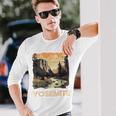 Vintage Yosemite National Park Nature Lover Adventure Long Sleeve T-Shirt Gifts for Him