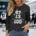 In My 100 Days Of School Era 100Th Day Of School Teachers Long Sleeve T-Shirt Gifts for Her