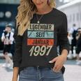 25Th Birthday Man 25 Years Legendary Since January 1997 Langarmshirts Geschenke für Sie