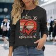 35Th Birthday Boysideo Gamer Level 35 Unlocked Langarmshirts Geschenke für Sie