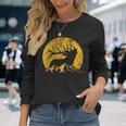 American Elk Hunter Dad Vintage Retro Bow Hunting Long Sleeve T-Shirt Gifts for Her